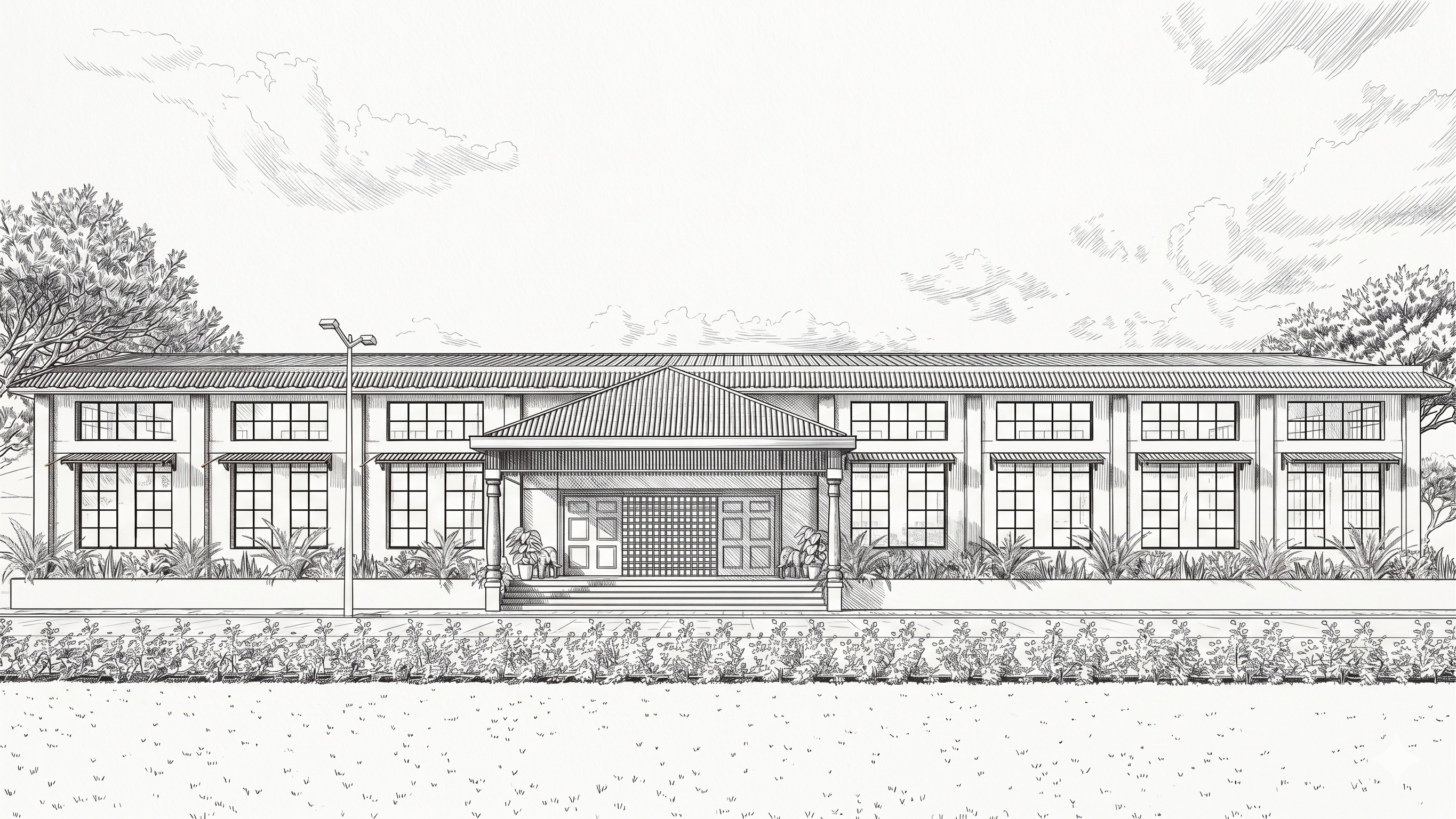MFD Studio architectural sketch
